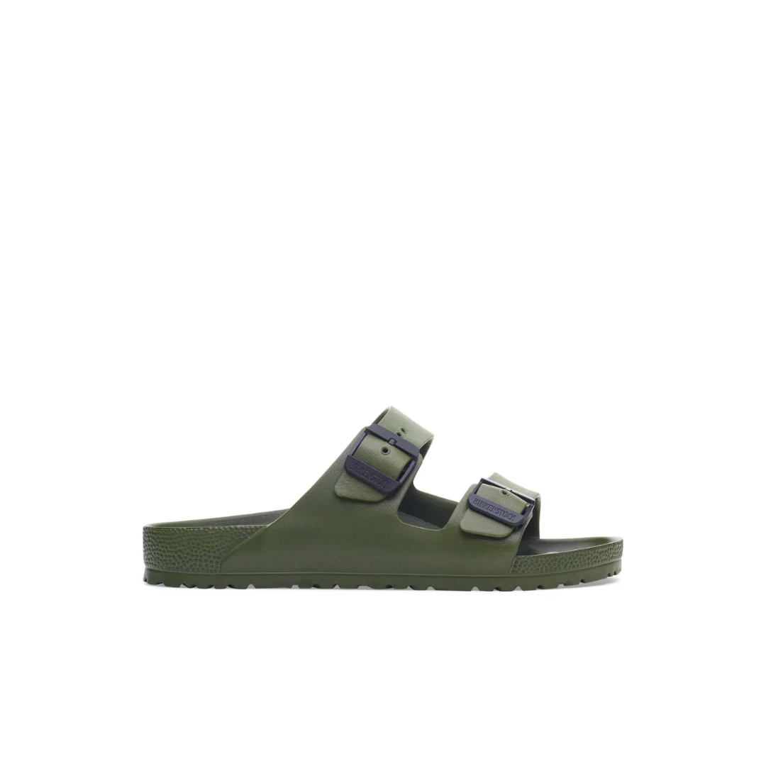 Birkenstock Arizona EVA Khaki Stealth Buckle Sandals