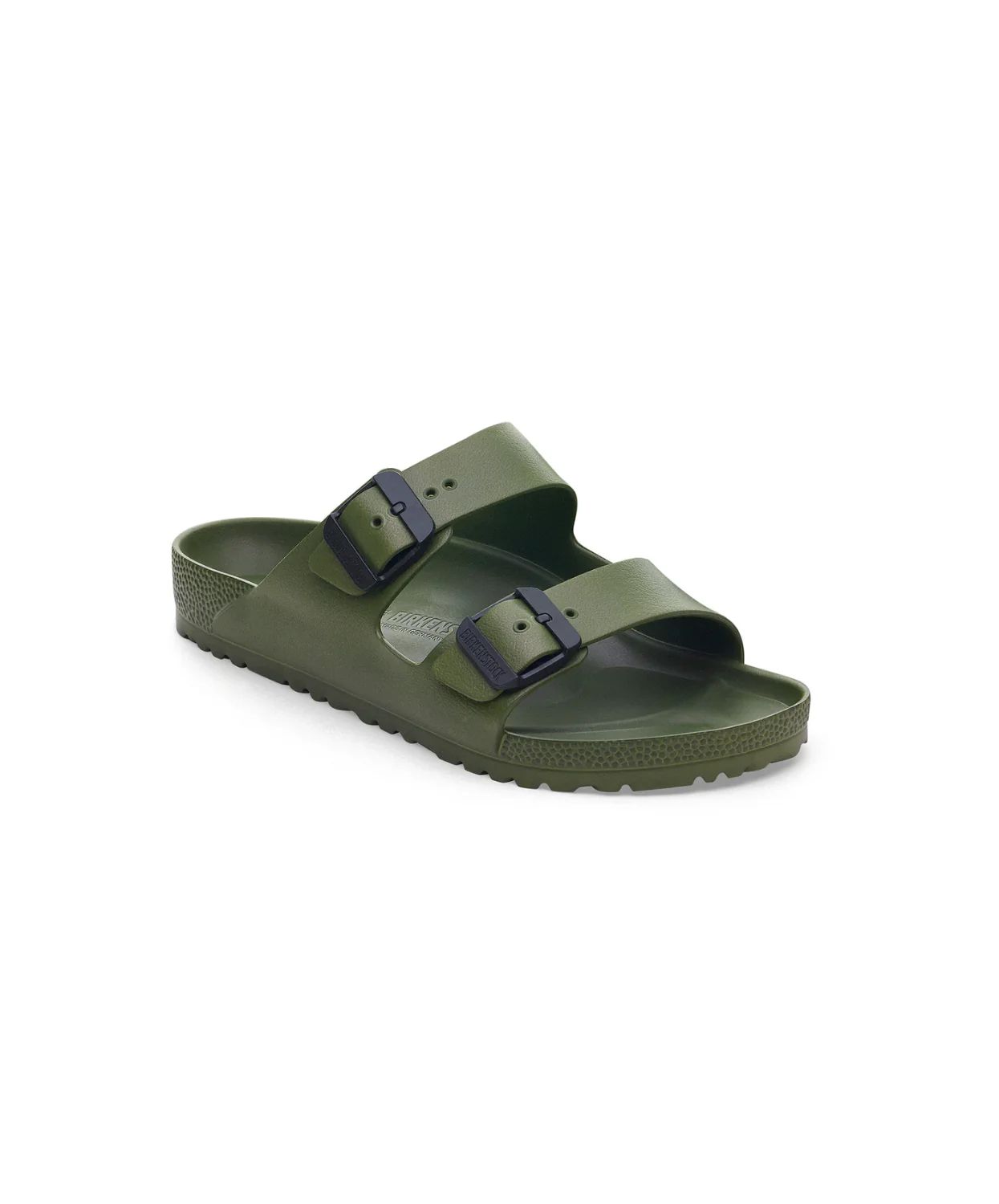 Birkenstock Arizona EVA Khaki Stealth Buckle Sandals - Image 4