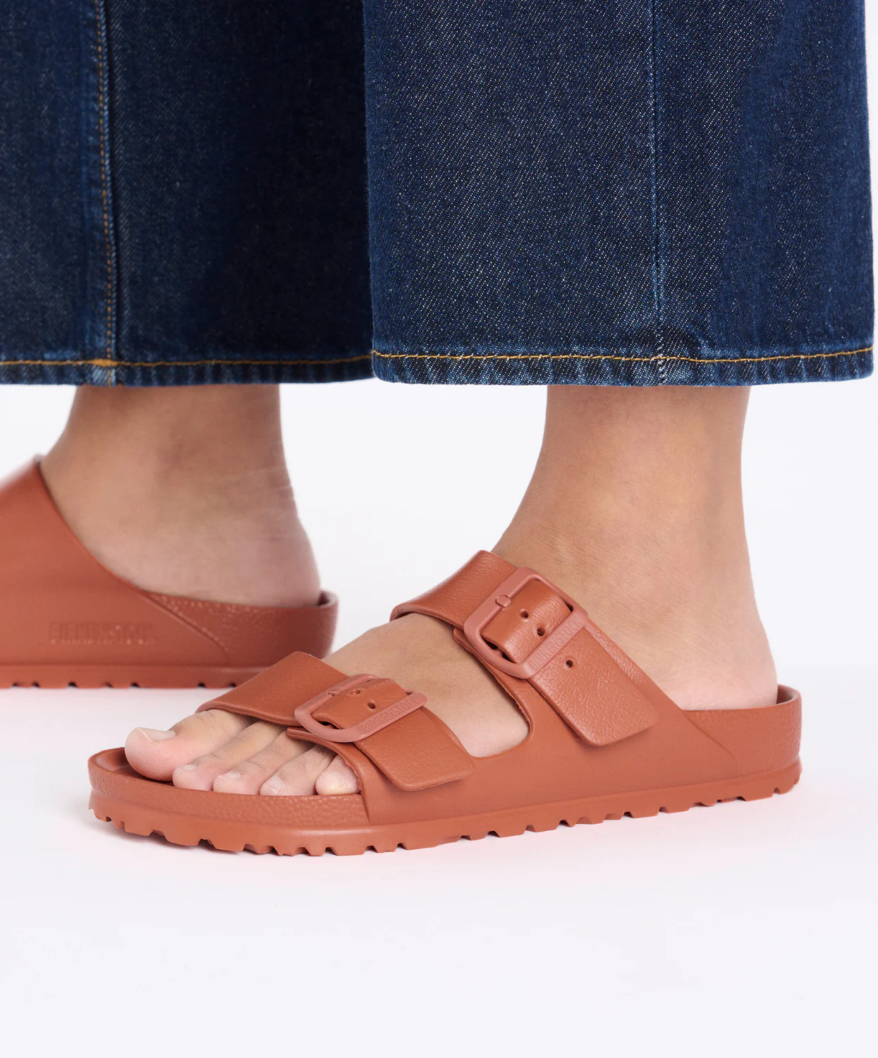 Birkenstock Arizona EVA Rust Brown Sandals - Image 3