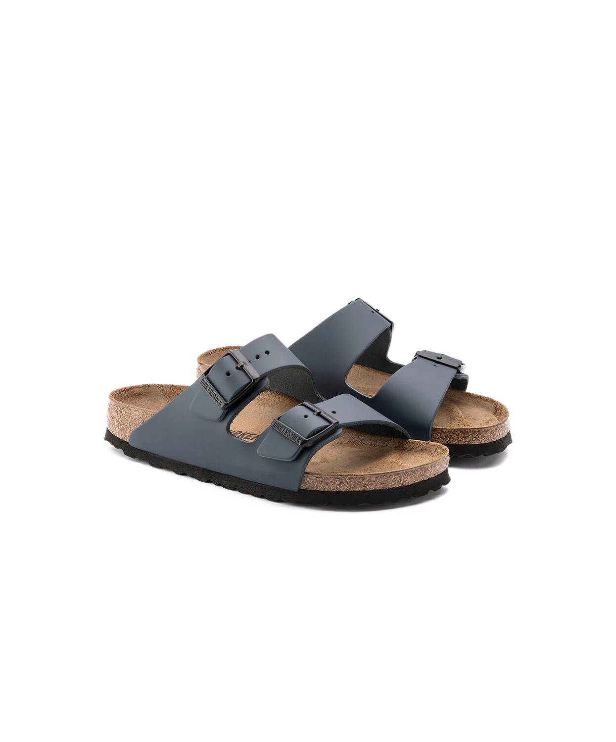 Birkenstock Arizona Leather Blue Sandals - Image 4