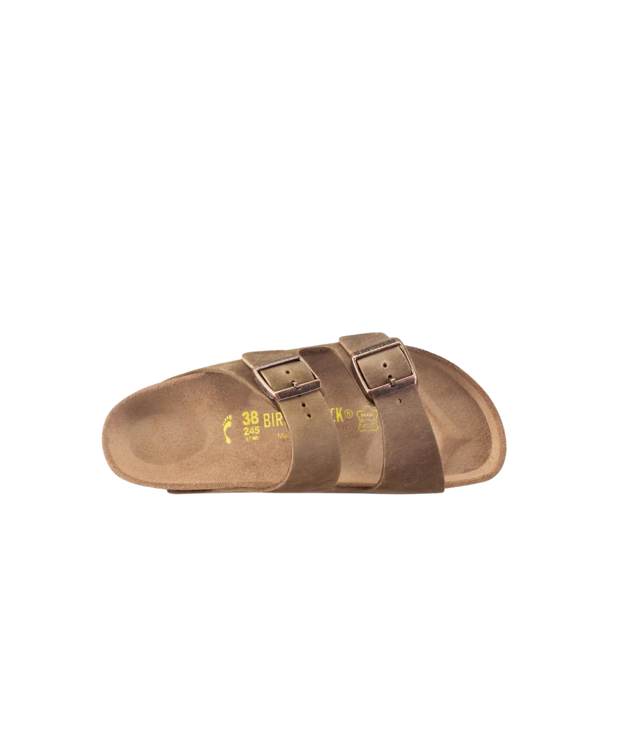 Birkenstock Arizona Oiled Leather Tobacco Brown Sandals - Image 4