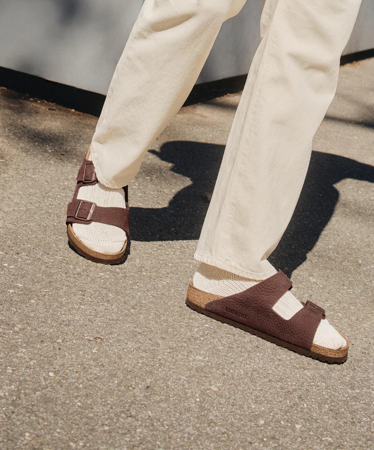 Birkenstock Arizona Nubuck Leather Desert Buck Roast Sandals - Image 2