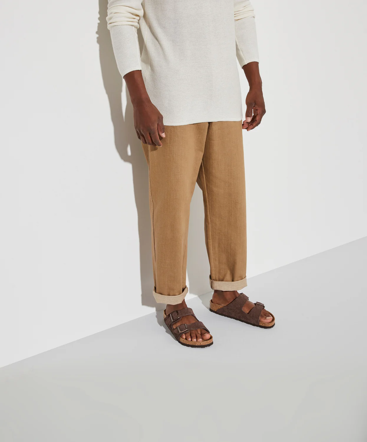 Birkenstock Arizona Nubuck Leather Desert Buck Roast Sandals - Image 3