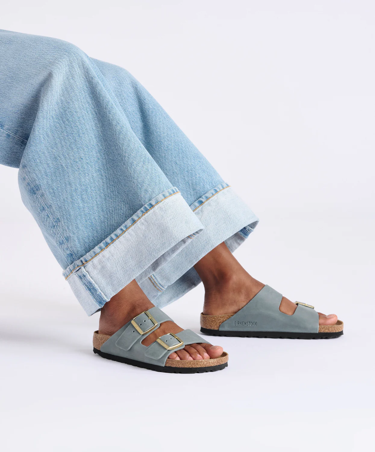 Birkenstock Arizona Oiled Leather Basalt Grey Sandals - Image 2