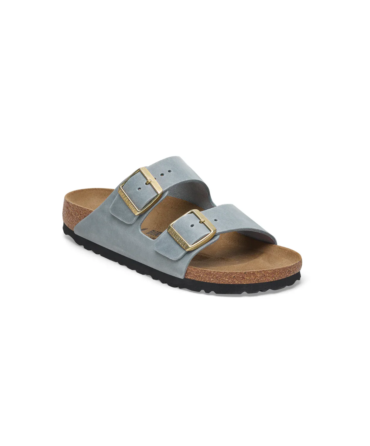 Birkenstock Arizona Oiled Leather Basalt Grey Sandals - Image 4