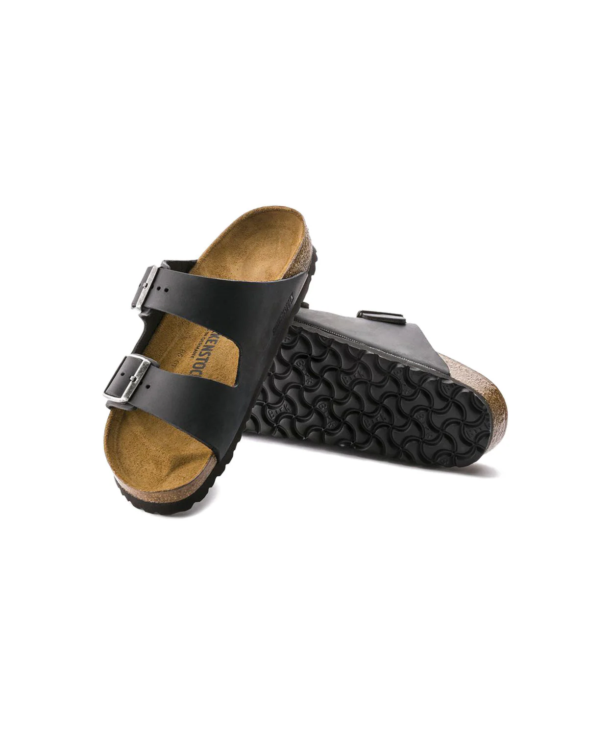 Birkenstock Arizona Oiled Leather Black Sandals - Image 4