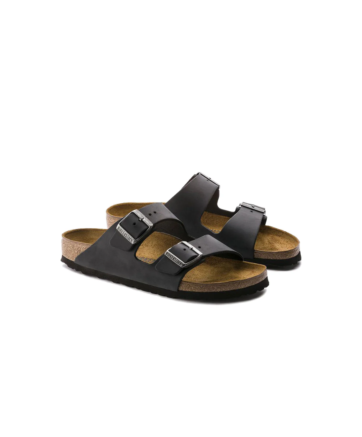Birkenstock Arizona Oiled Leather Black Sandals - Image 5
