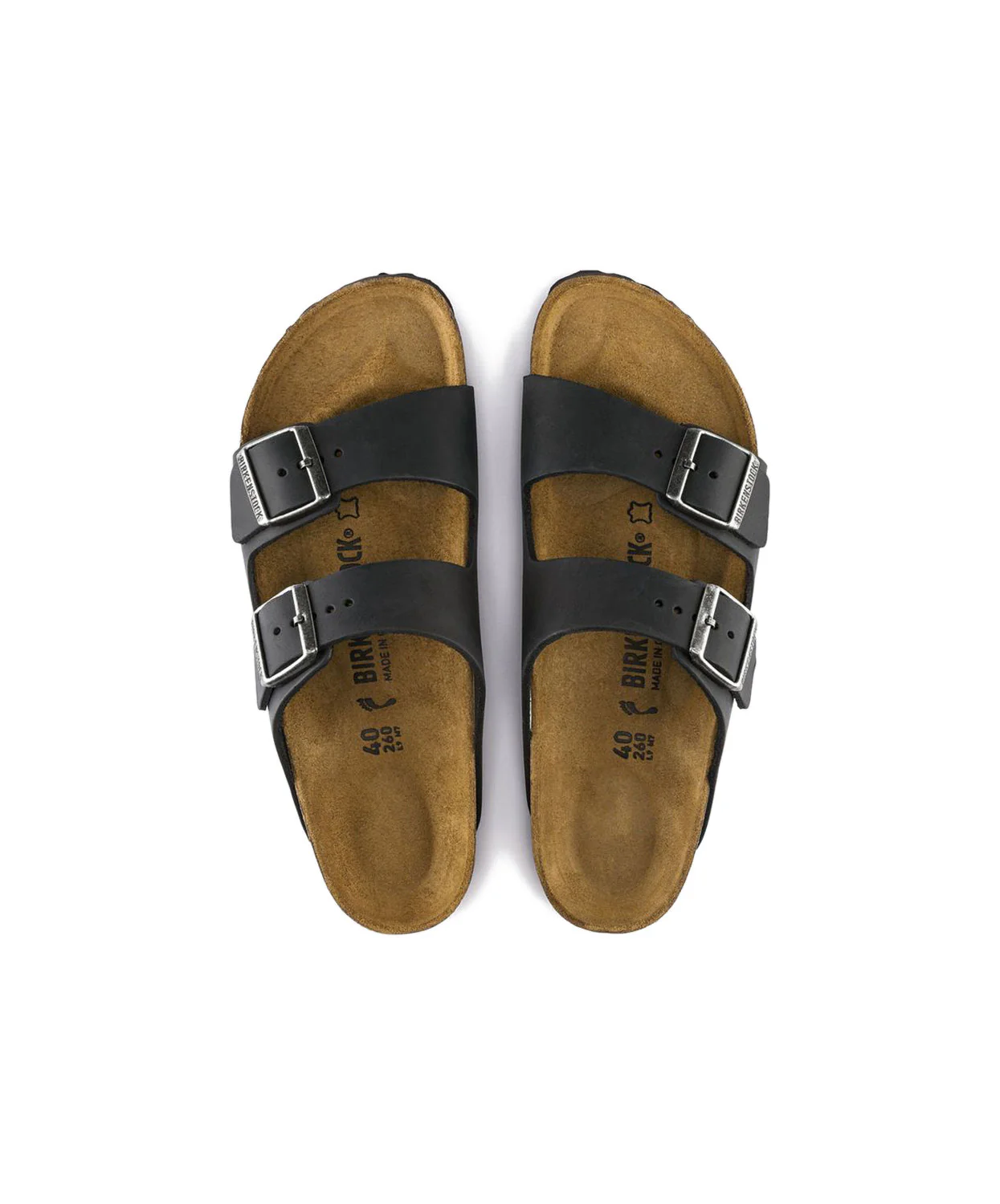 Birkenstock Arizona Oiled Leather Black Sandals - Image 6