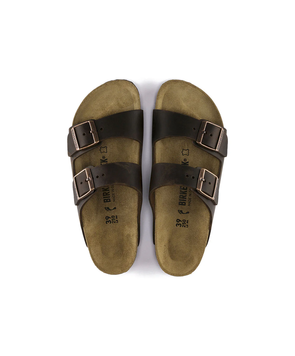 Birkenstock Arizona Oiled Leather Habana Sandals - Image 5