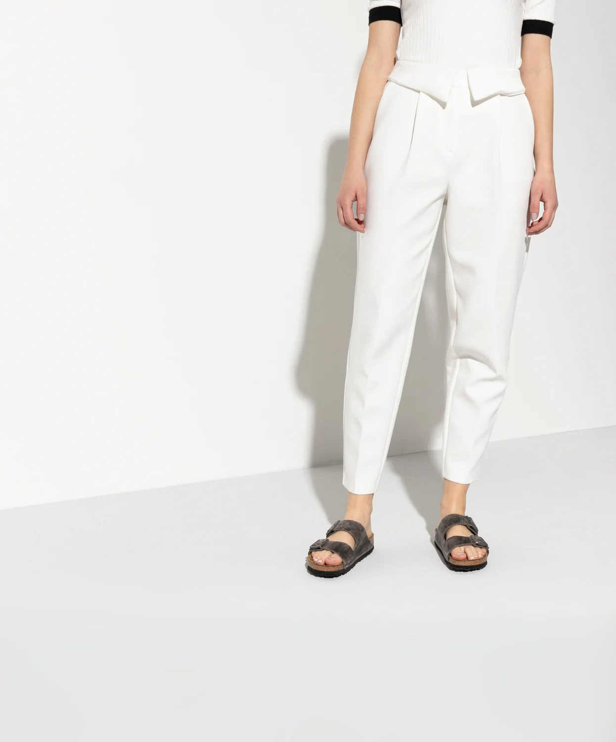 Birkenstock Arizona Oiled Leather Iron Soft Footbed Sandals - Image 3
