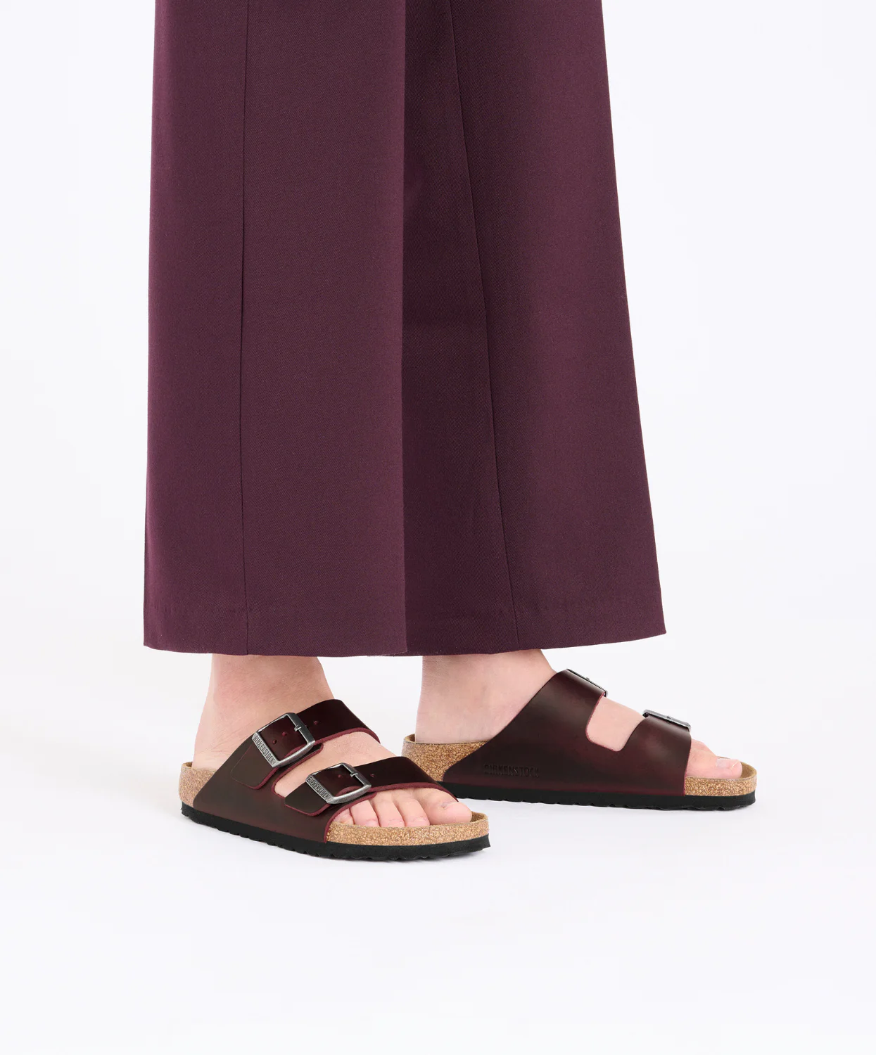 Birkenstock Arizona Oiled Leather Zinfandel Sandals - Image 2