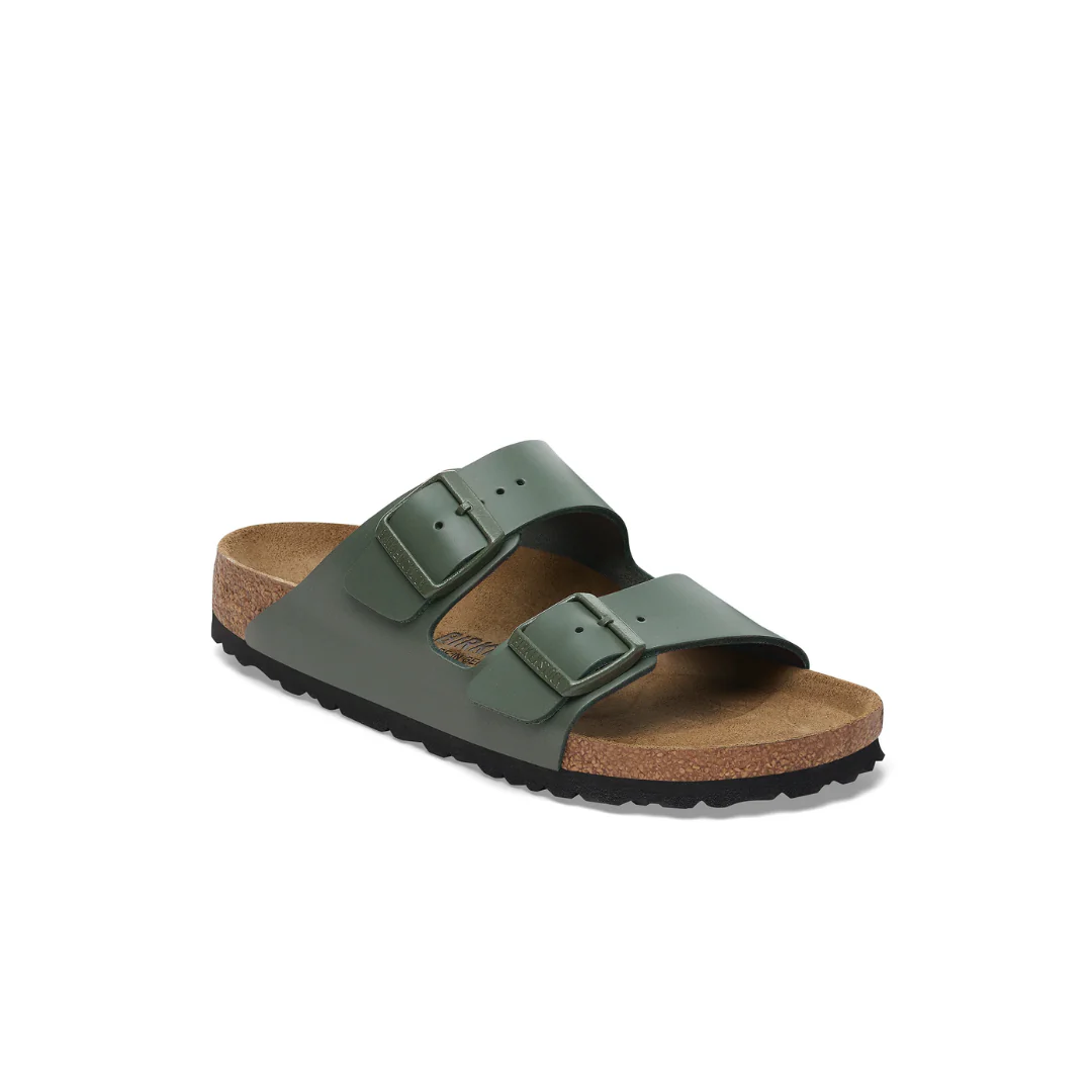Birkenstock Arizona Smooth Leather Thyme Sandals - Image 2