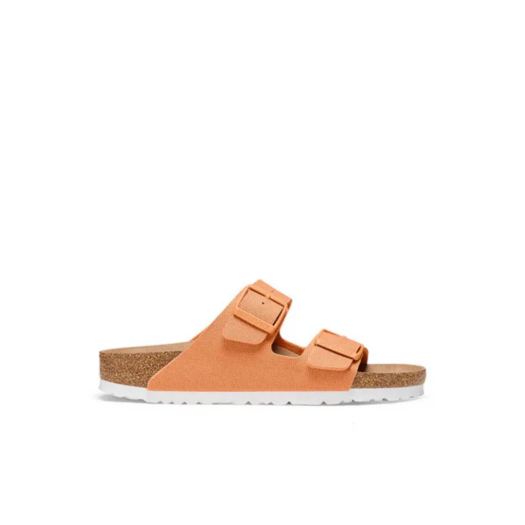 Birkenstock Arizona Textile Canvas Papaya Vegan Sandals