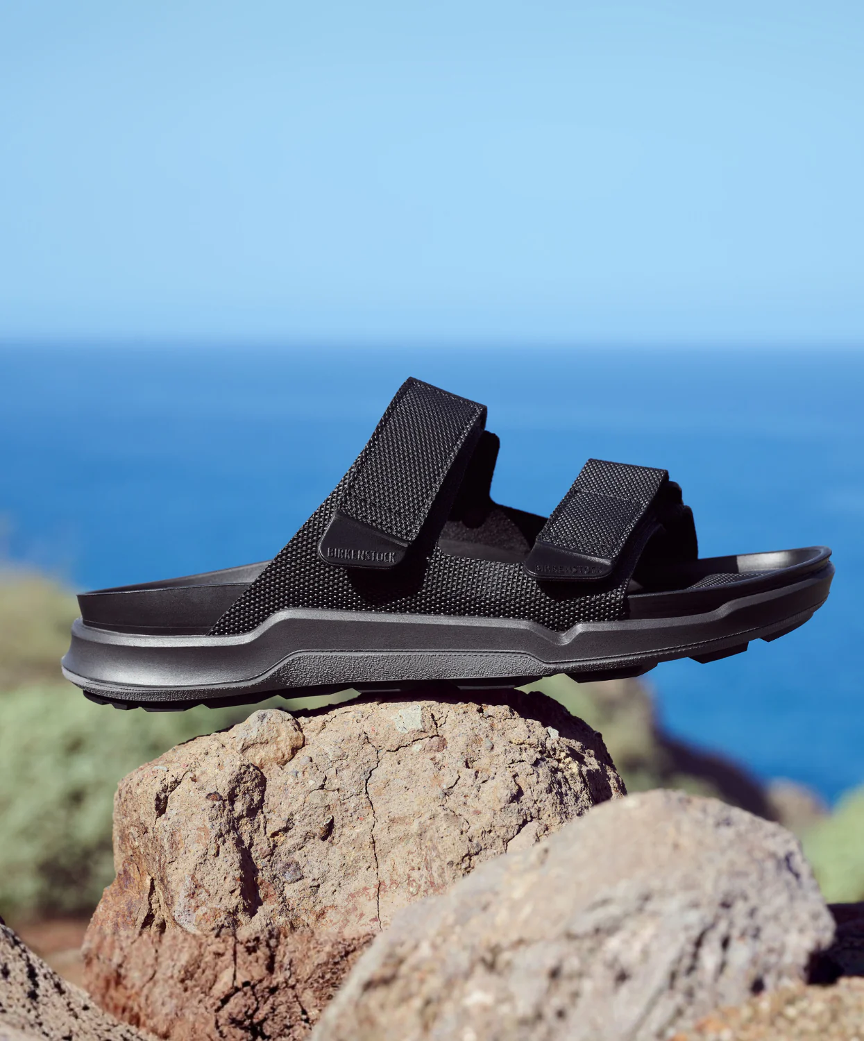 Birkenstock Atacama Cross Element Birko-Flor Black Sandals - Image 2