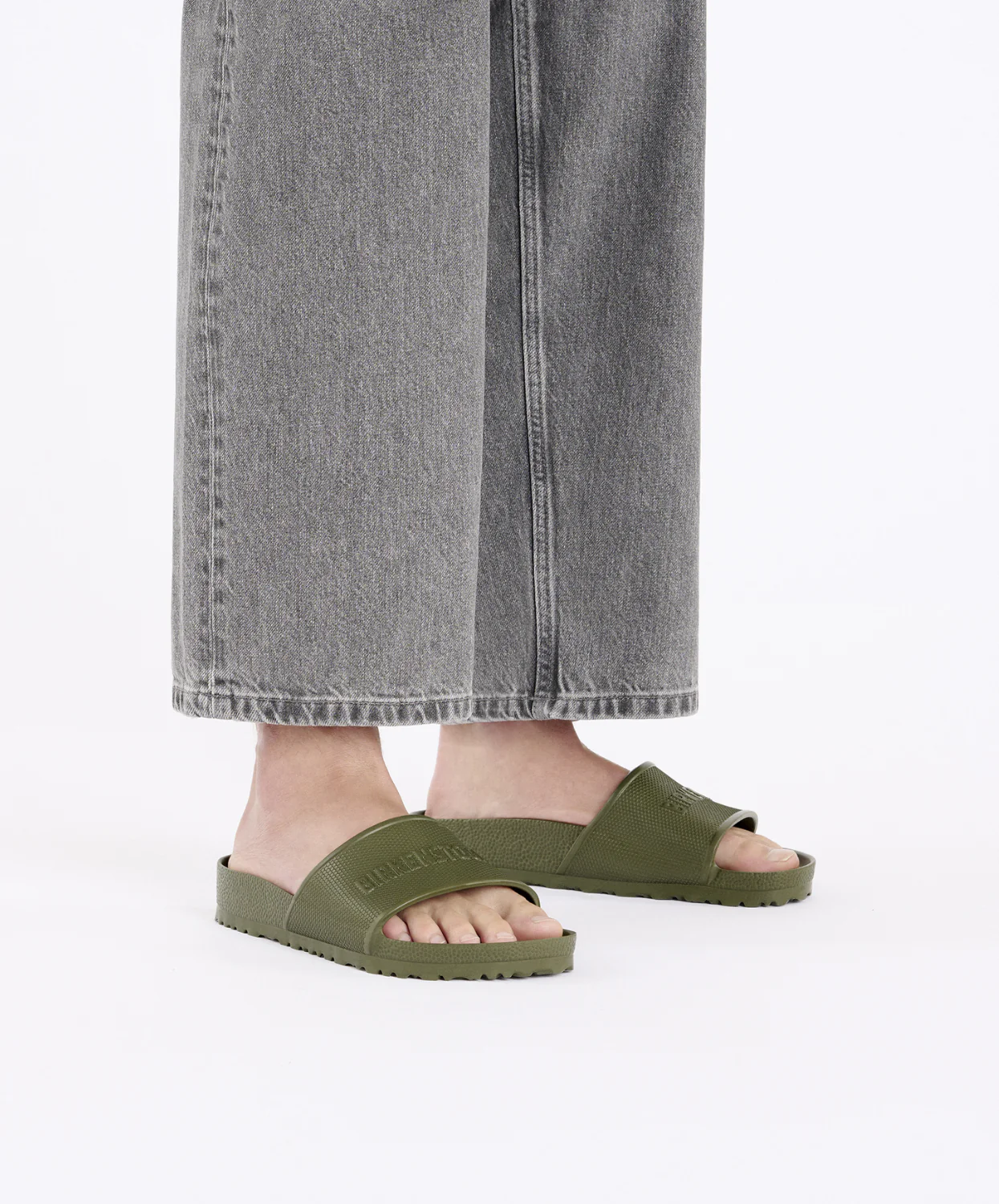 Birkenstock Barbados EVA Khaki Sandals - Image 2