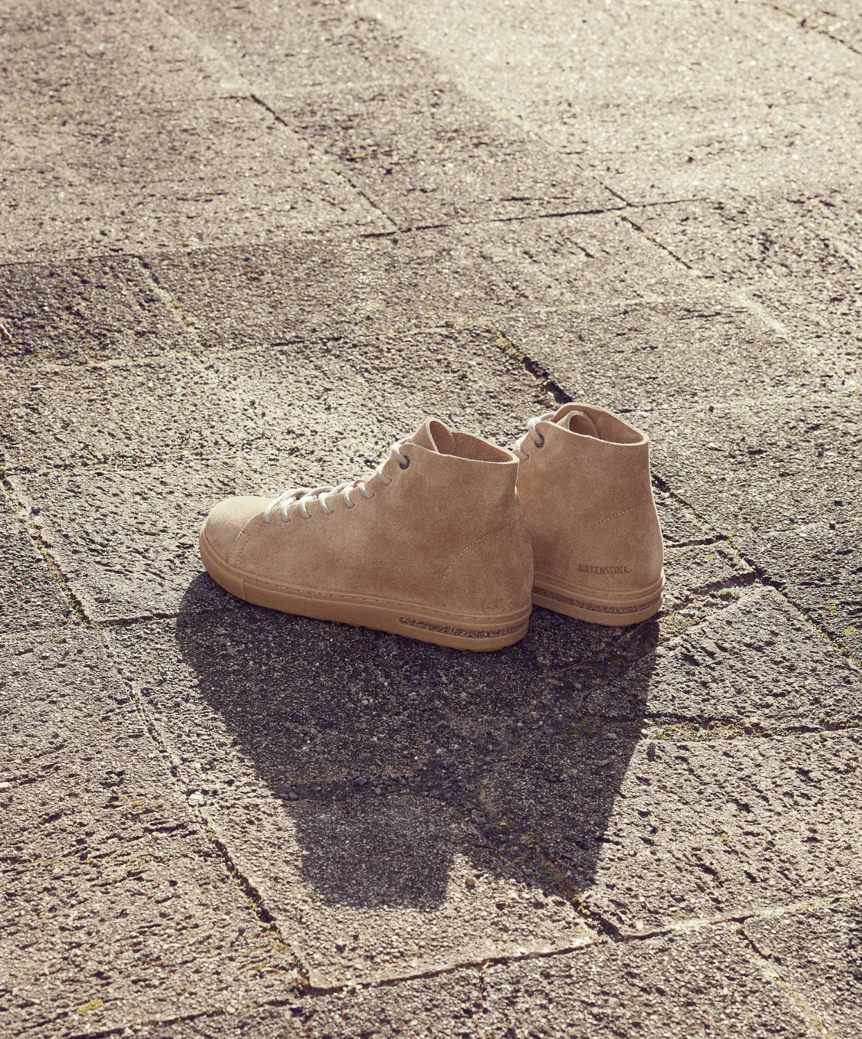 Birkenstock  Bend Mid Decon Suede Leather Grey Taupe Boots - Image 3