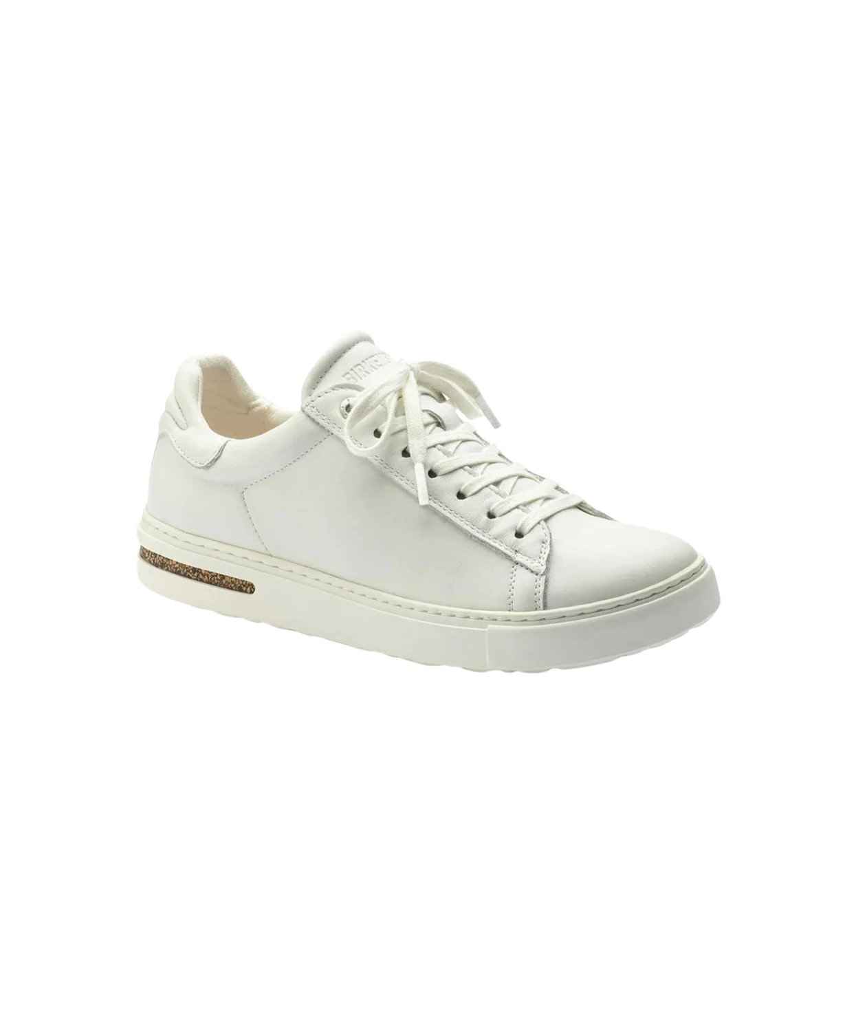 Birkenstock Bend Low Natural Leather White Sneakers - Image 4