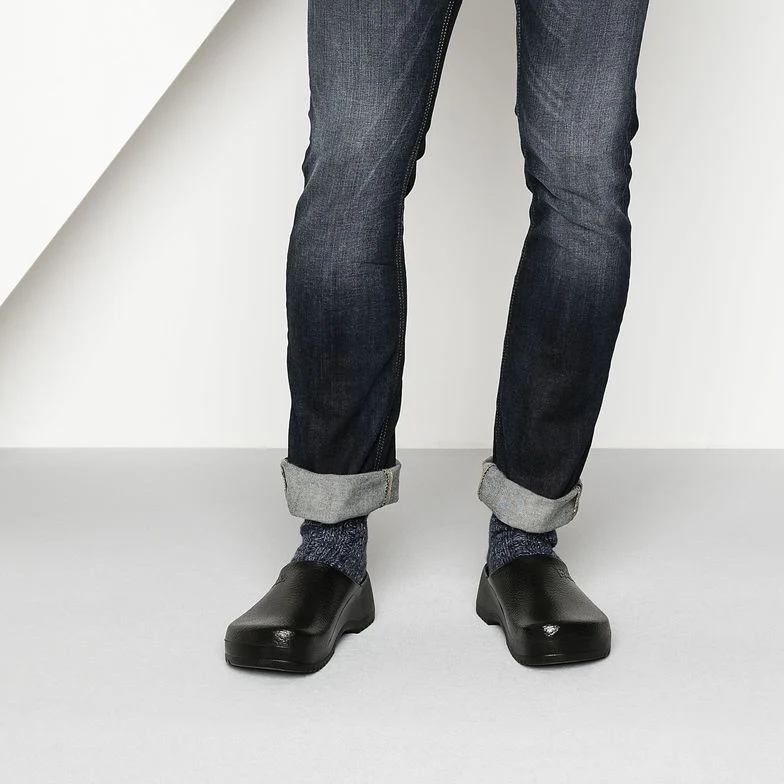 Birkenstock Super Birki PU Black Clogs - Image 3