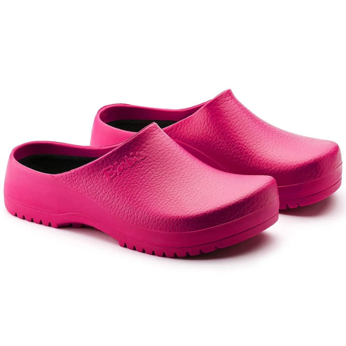 Birkenstock Super Birki PU Raspberry Clogs - Image 3