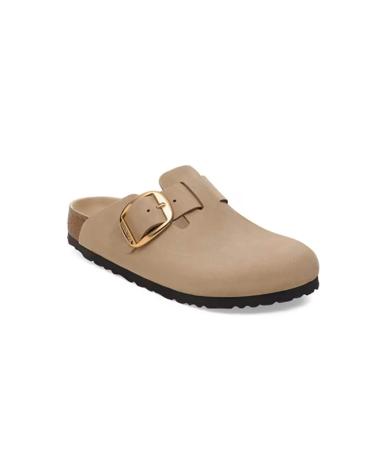 Birkenstock Boston Big Buckle Oiled Leather Tobacco Brown Clogs - Image 4
