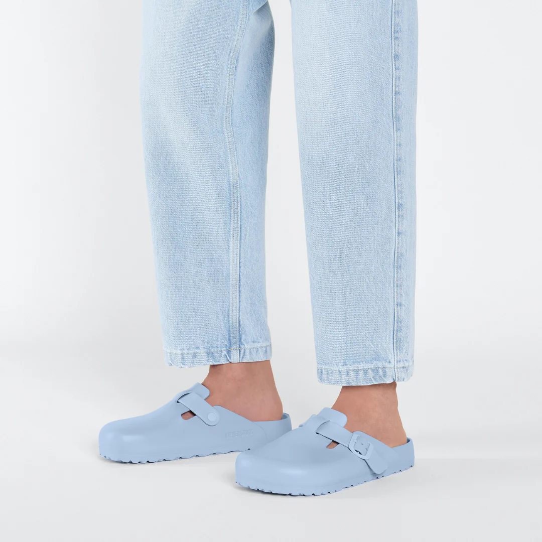 Birkenstock Boston EVA Dusty Blue Clogs - Image 2
