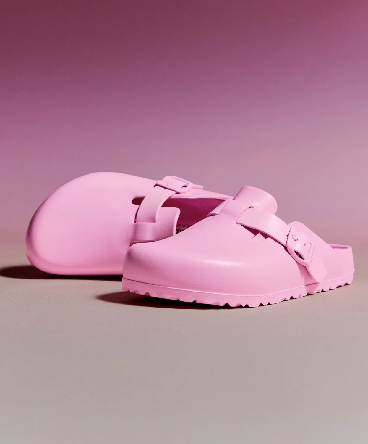 Birkenstock Boston EVA Fondant Pink Clogs - Image 3