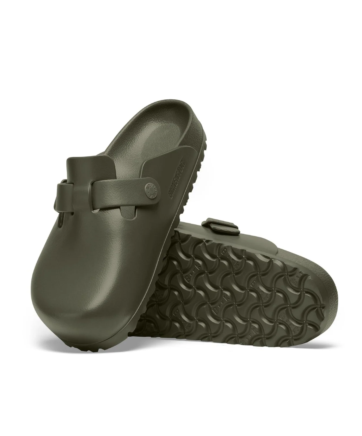 Birkenstock Boston EVA Khaki Clogs - Image 5