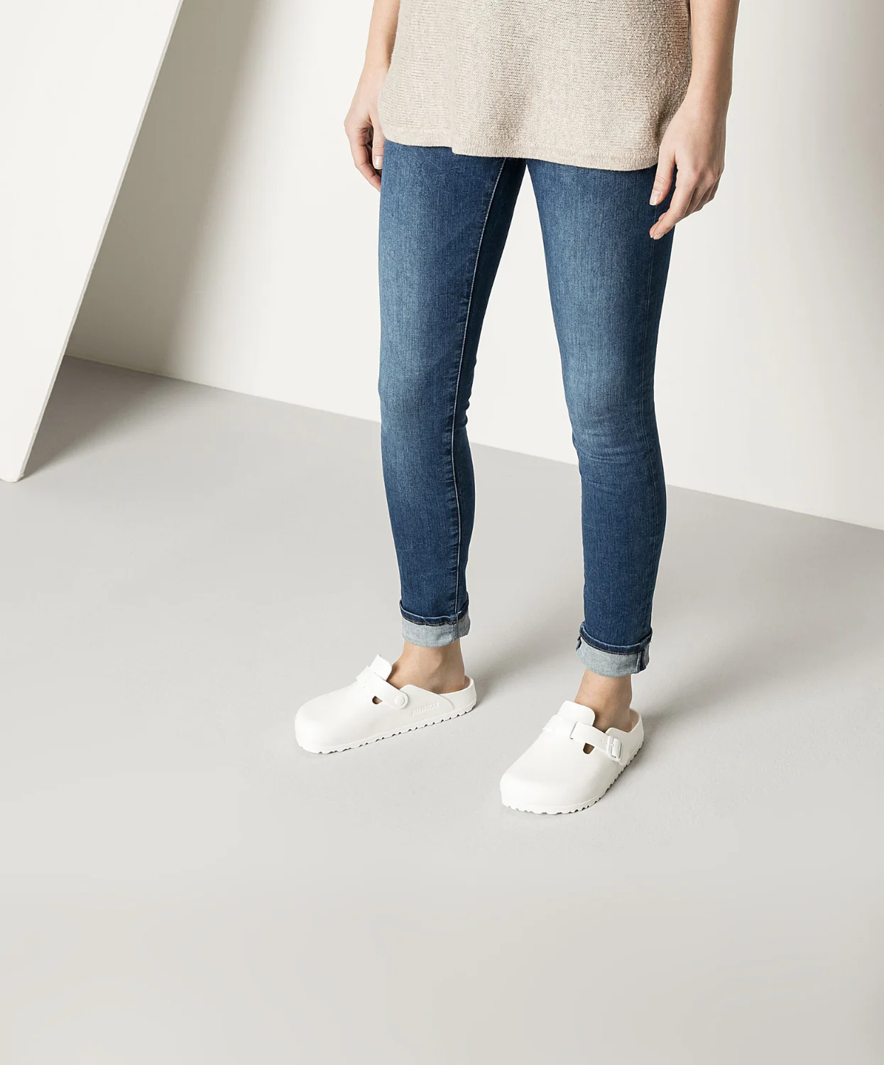 Birkenstock Boston EVA White Clogs - Image 2