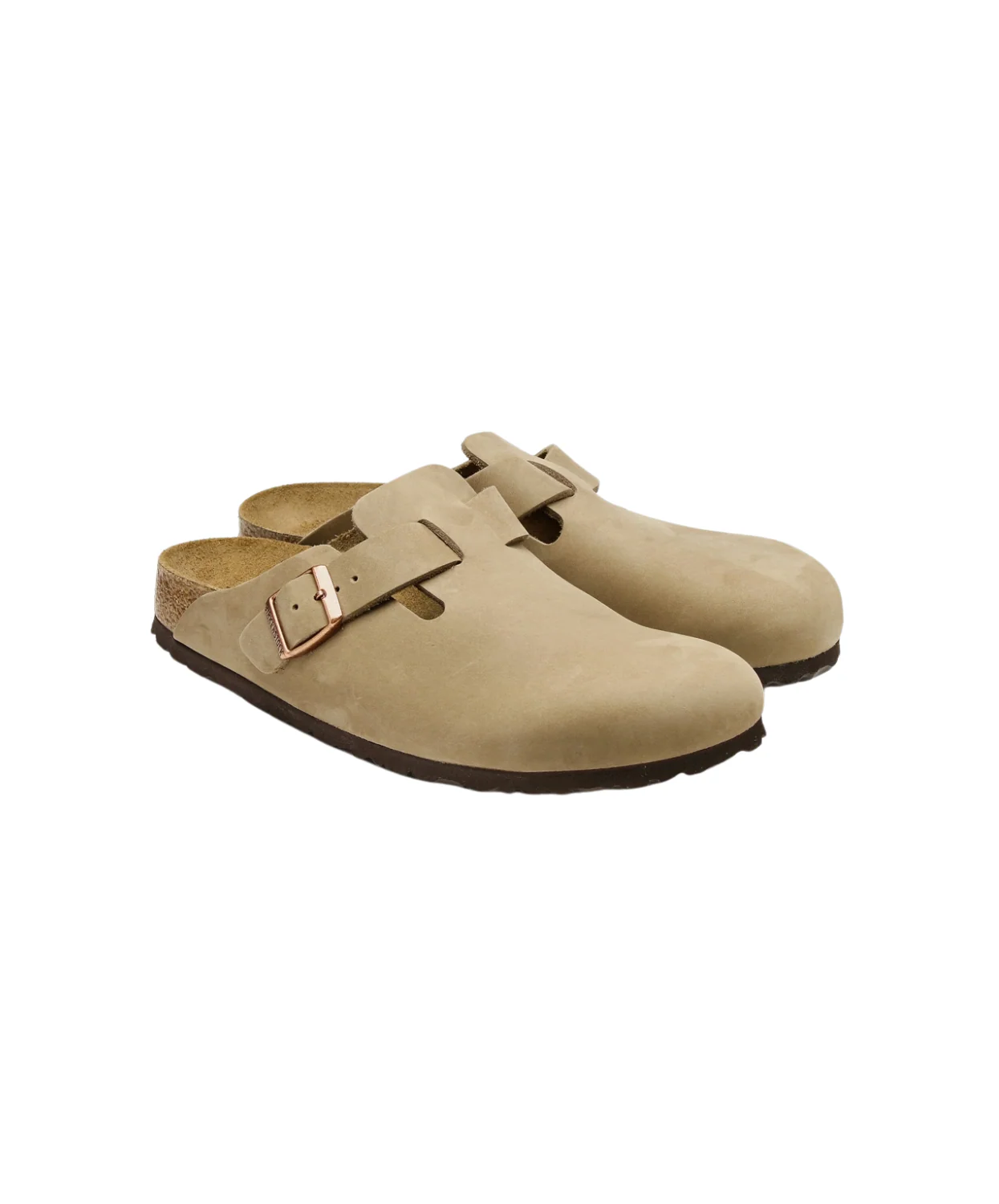 Birkenstock Boston Oiled Leather Tobacco Brown Clogs - Image 4