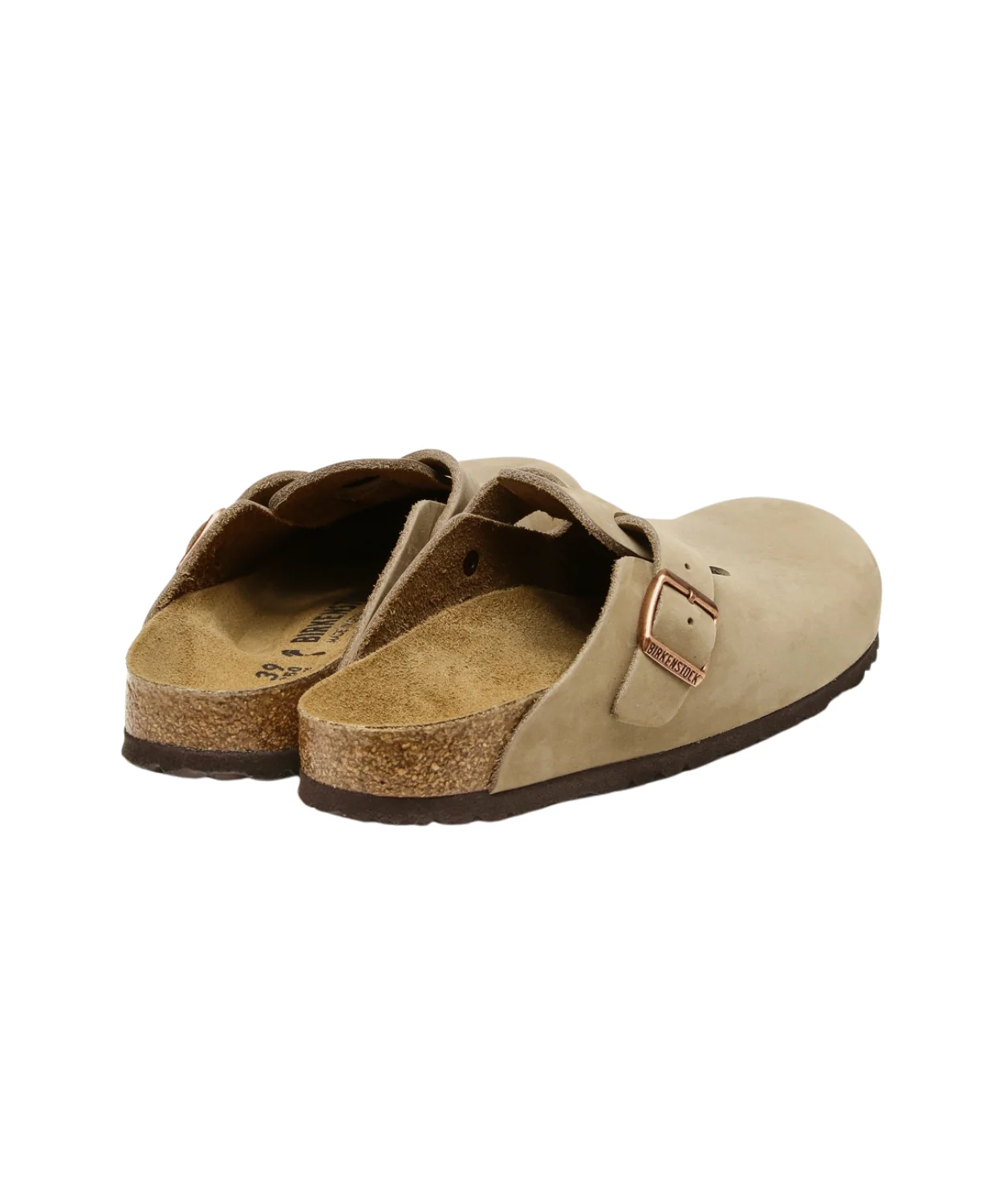 Birkenstock Boston Oiled Leather Tobacco Brown Clogs - Image 5