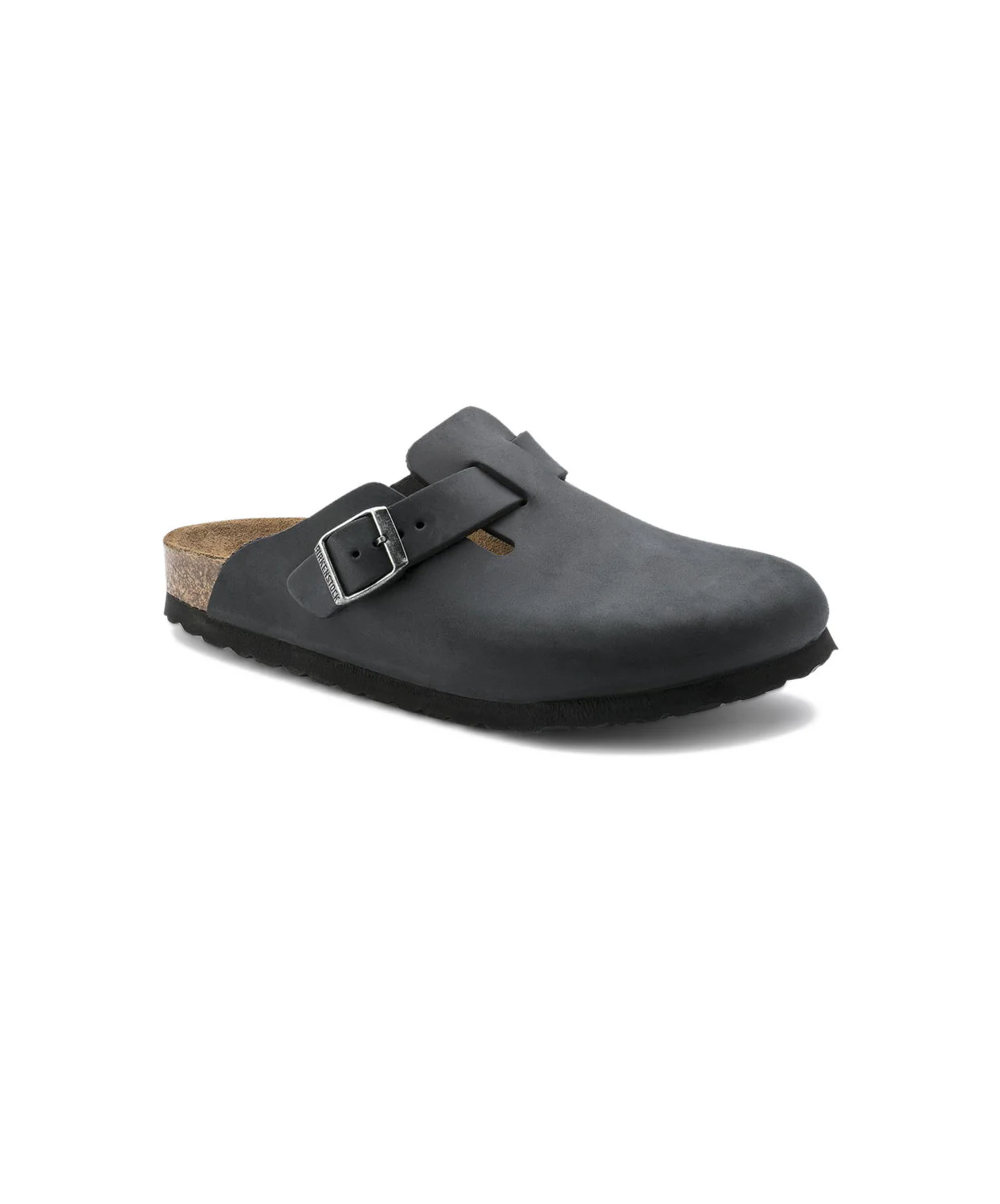 Birkenstock Boston Oiled Leather Black Clogs - Image 4