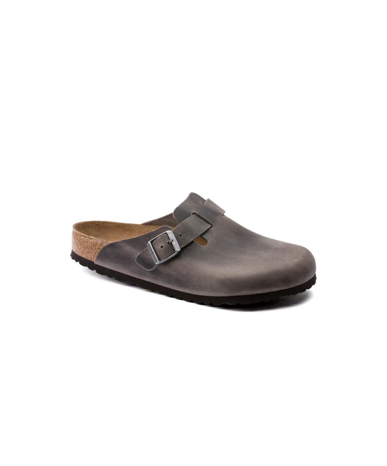 Birkenstock Boston Oiled Leather Iron Soft Footbed Clogs - Image 4