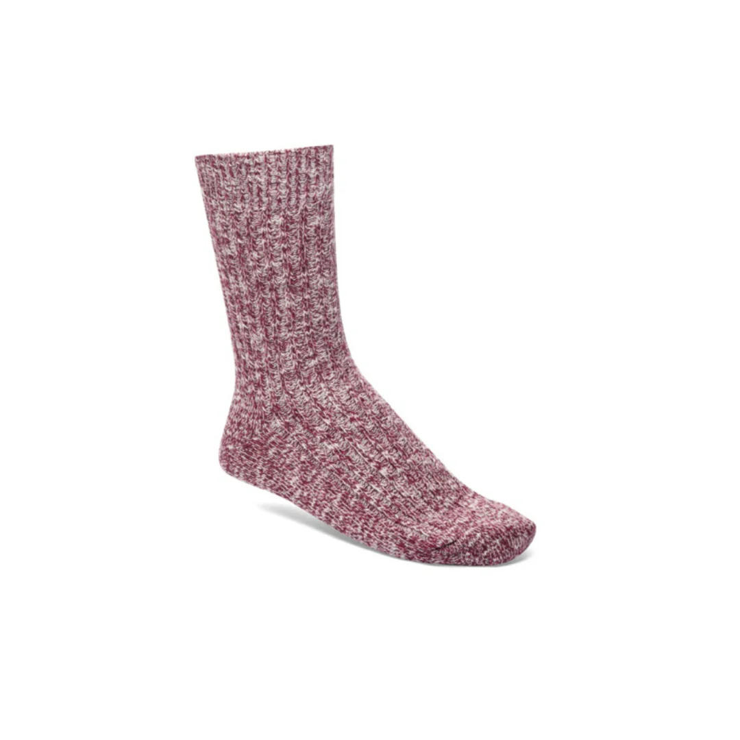 Birkenstock Cotton Slub Zinfandel Unisex Socks