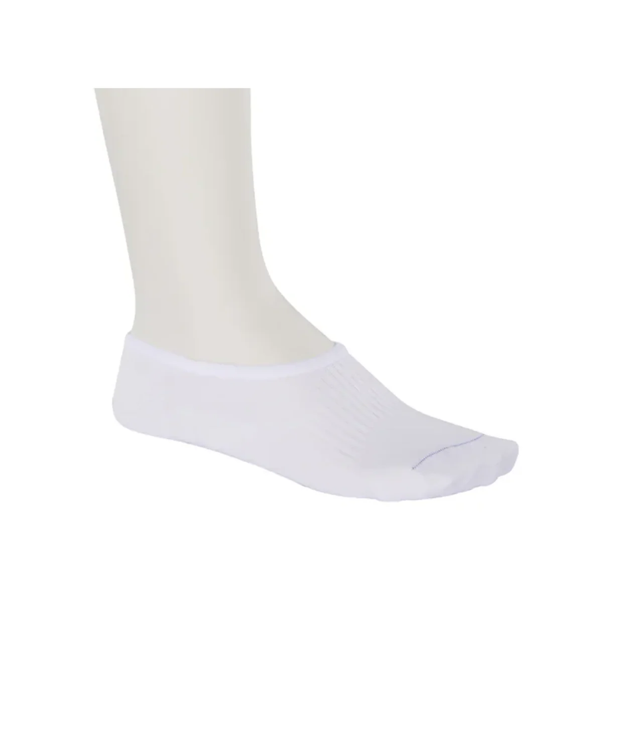 Birkenstock Cotton Sole Invisible White Unisex Socks