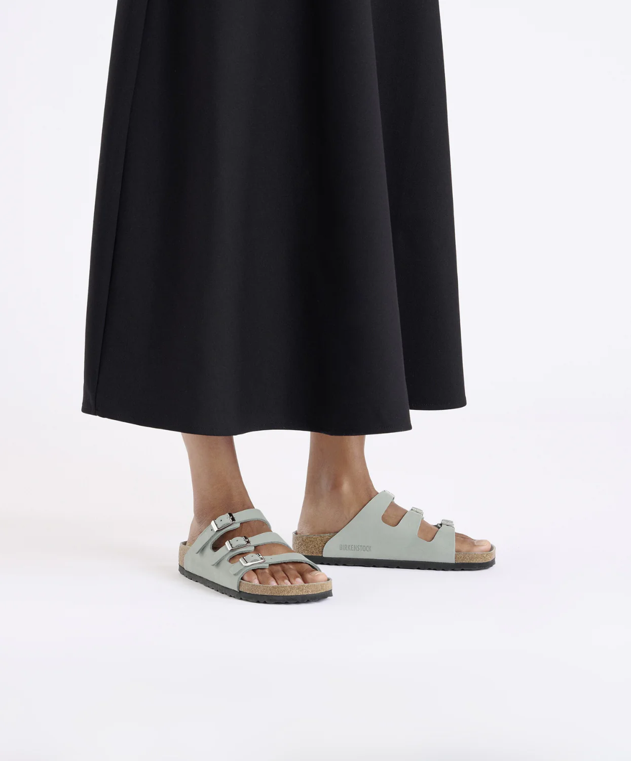 Birkenstock Florida Fresh Hex Nubuck Leather Pure Sage Sandals - Image 2