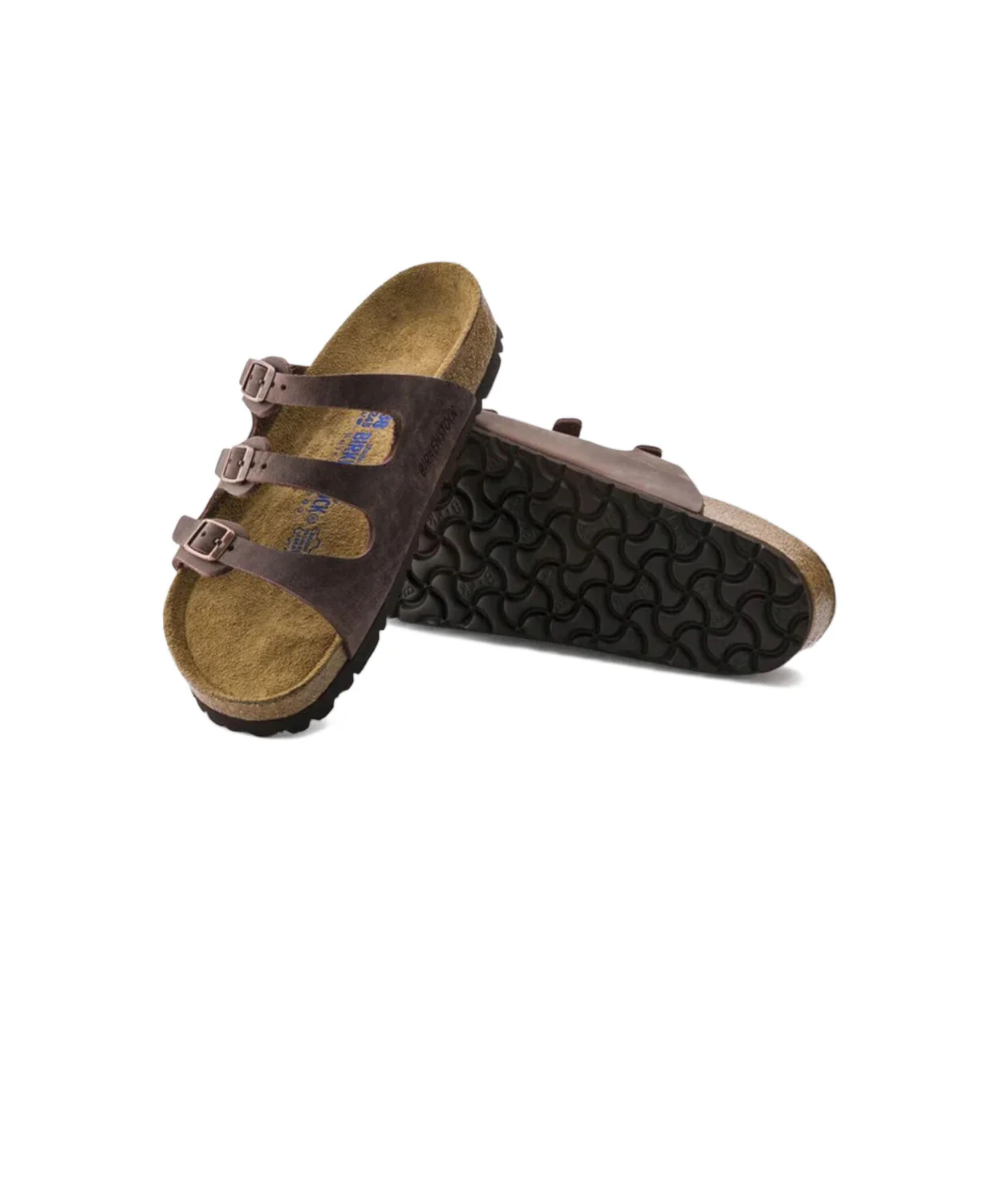 Birkenstock Florida Oiled Leather Habana Soft Footbed Sandals - Image 4