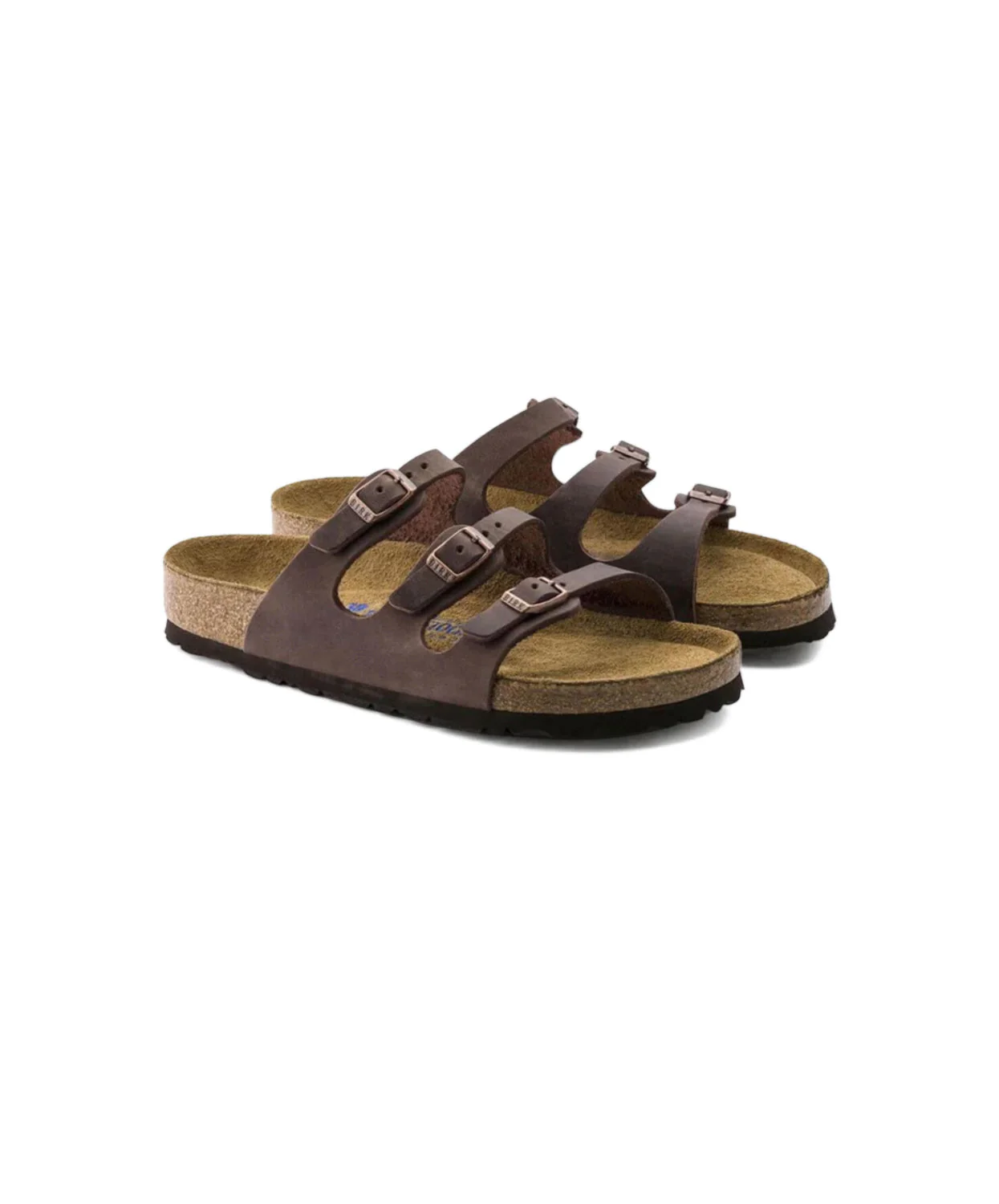 Birkenstock Florida Oiled Leather Habana Soft Footbed Sandals - Image 5