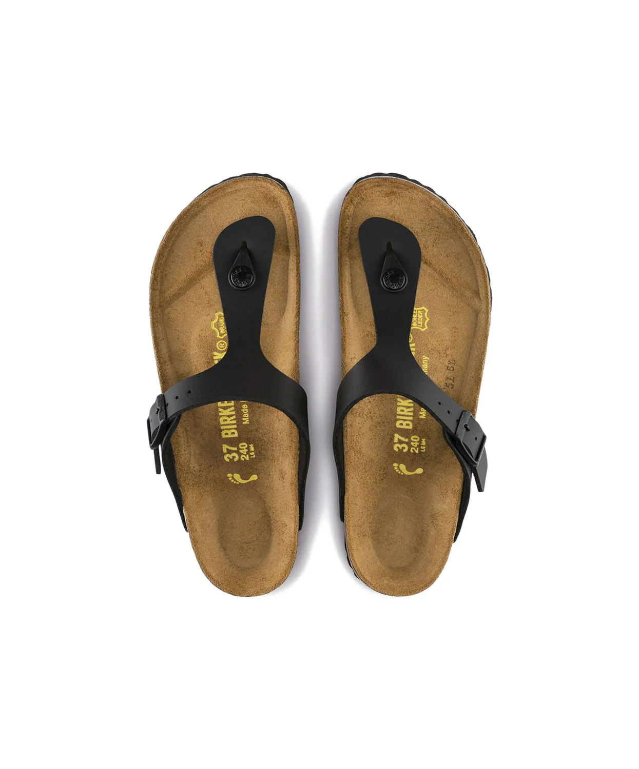 Birkenstock Gizeh Birko-Flor Black Sandals - Image 5
