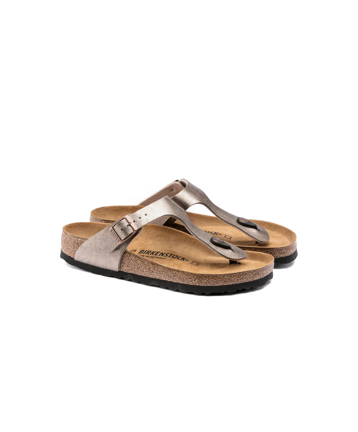 Birkenstock Gizeh Birko-Flor Graceful Taupe Sandals - Image 4
