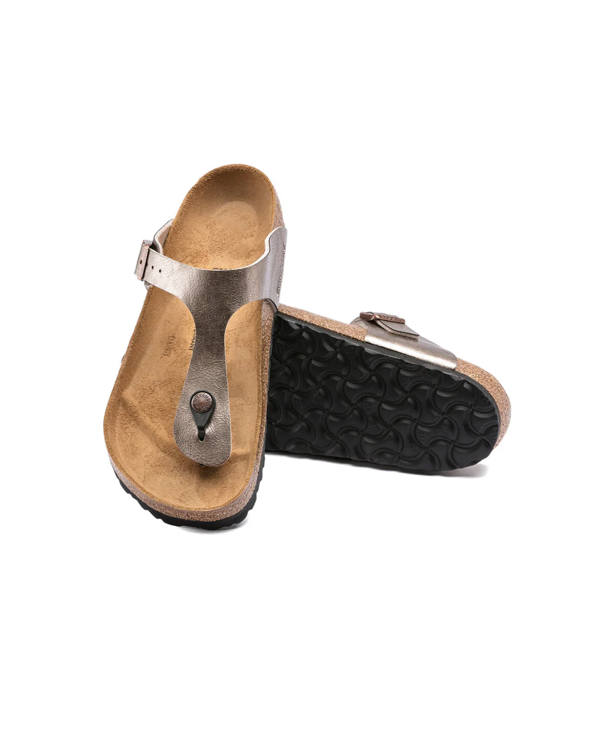 Birkenstock Gizeh Birko-Flor Graceful Taupe Sandals - Image 5