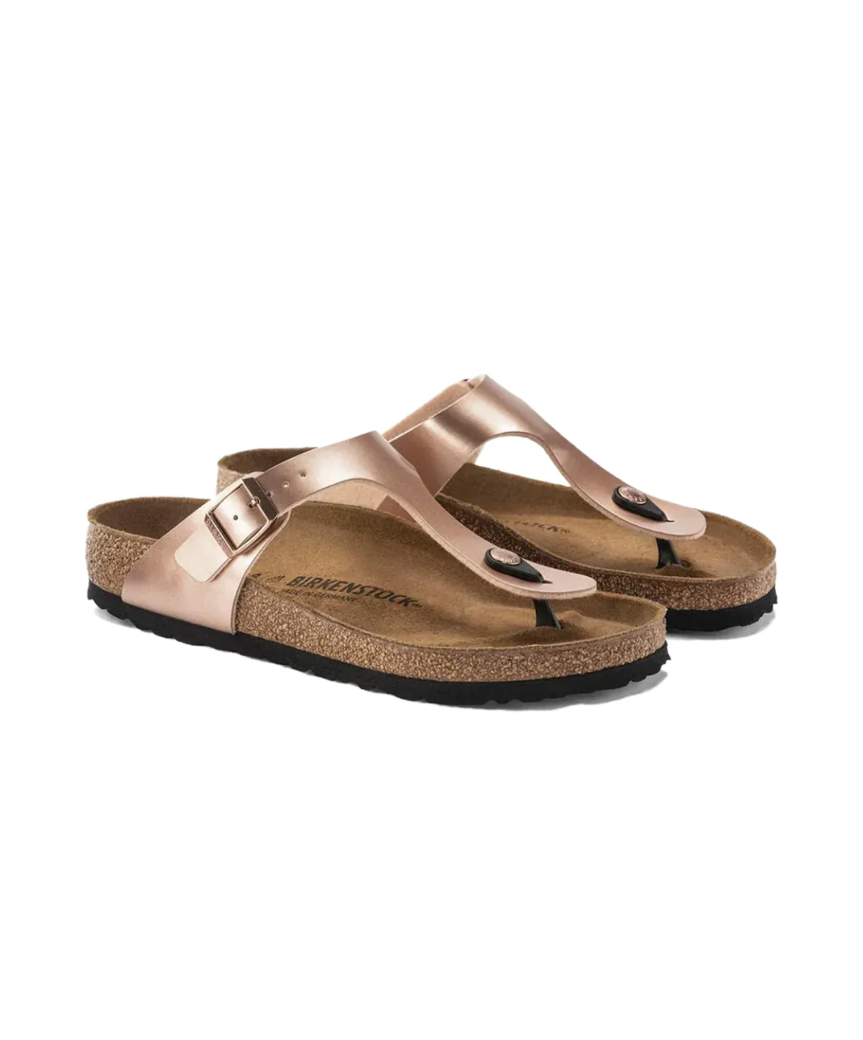Birkenstock Gizeh Birko-Flor Metallic Copper Sandals - Image 5
