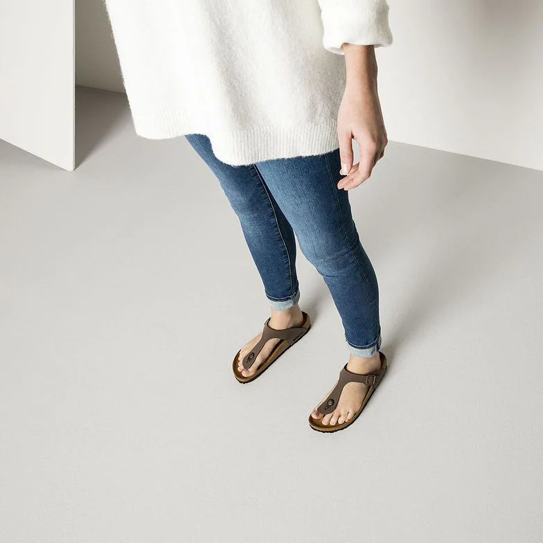 Birkenstock Gizeh BirkiBuc Mocca Sandals - Image 3