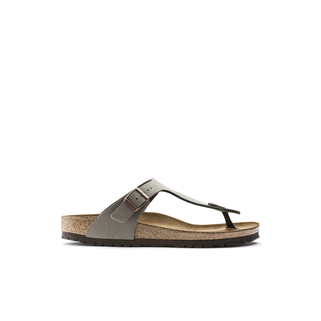 Birkenstock Gizeh BirkiBuc Stone Sandals