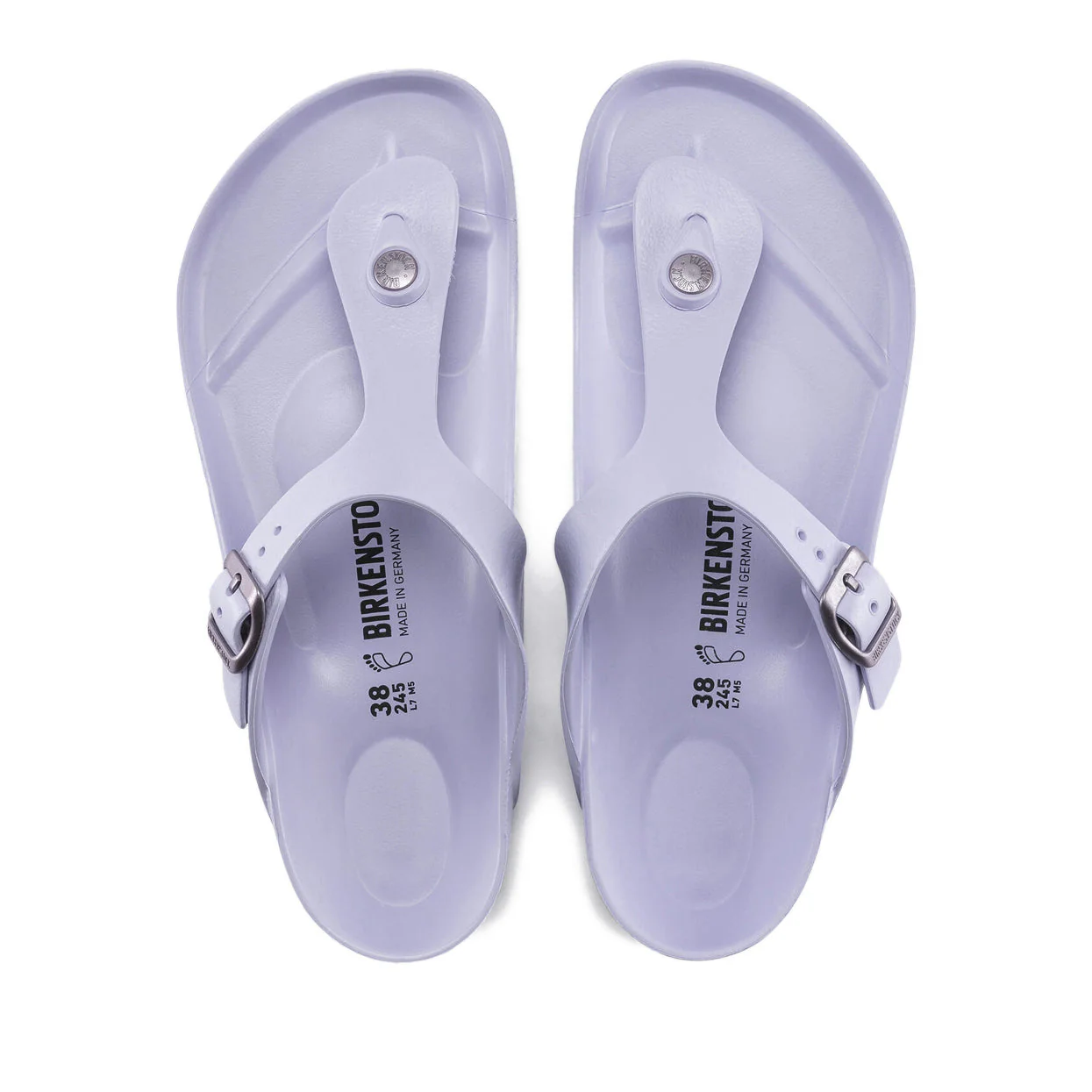 Birkenstock Gizeh EVA Beach Purple Fog Sandals - Image 6