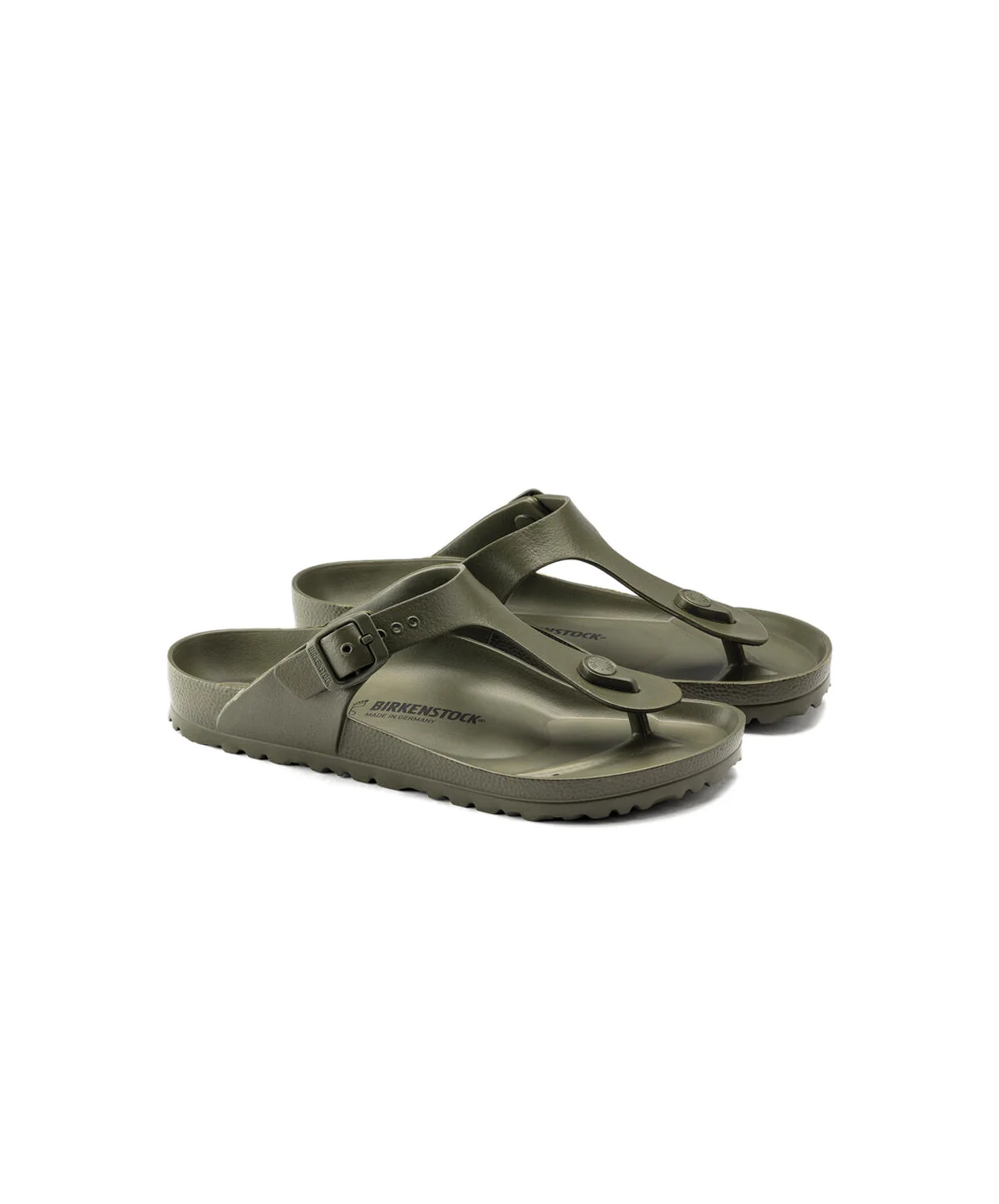 Birkenstock Gizeh EVA Khaki Khaki Buckle Sandals - Image 5