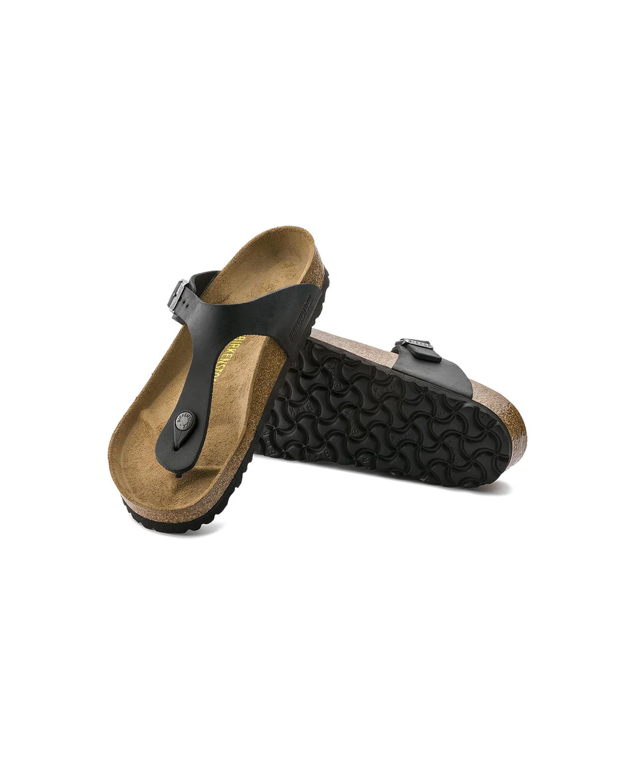 Birkenstock Gizeh Oiled Leather Black Sandals - Image 4