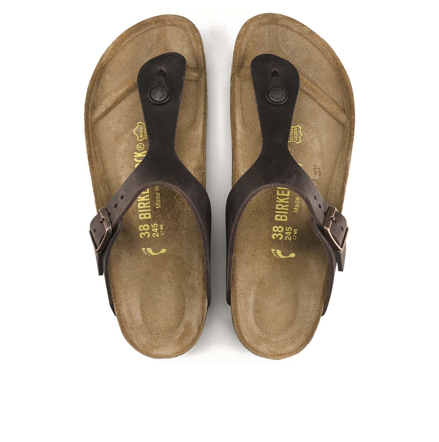 Birkenstock Gizeh Oiled Leather Habana Sandals - Image 4