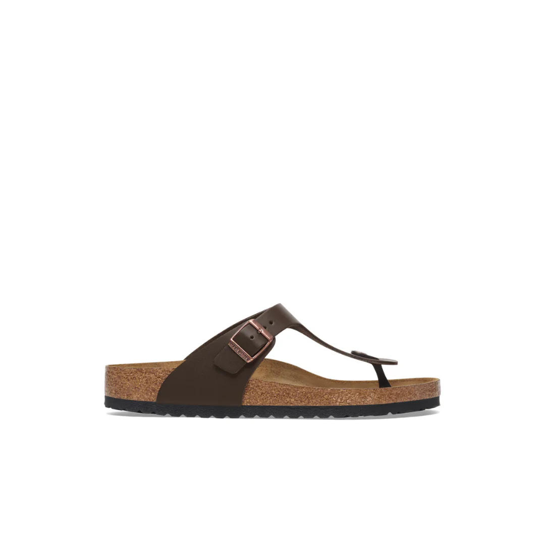 Birkenstock Gizeh Smooth Leather Dark Brown Sandals