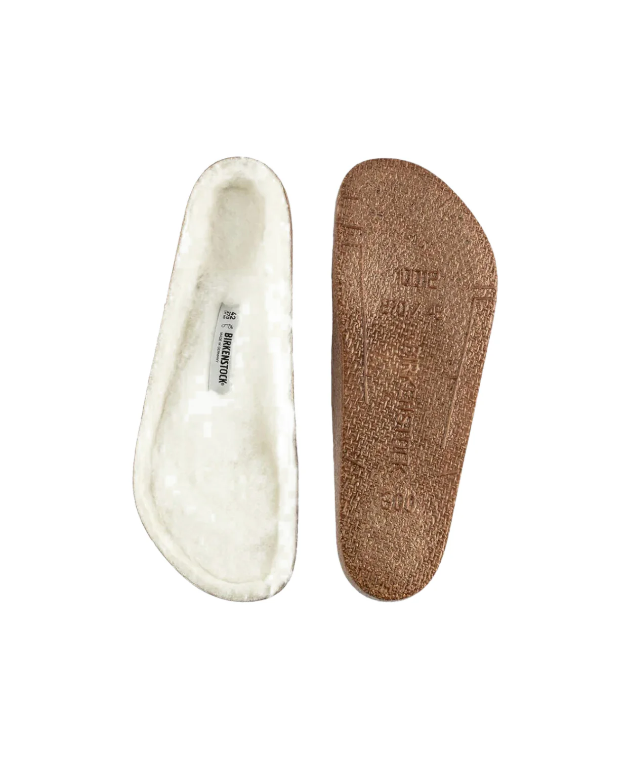 Birkenstock Home Shoes Shearling White Footbed - Image 4