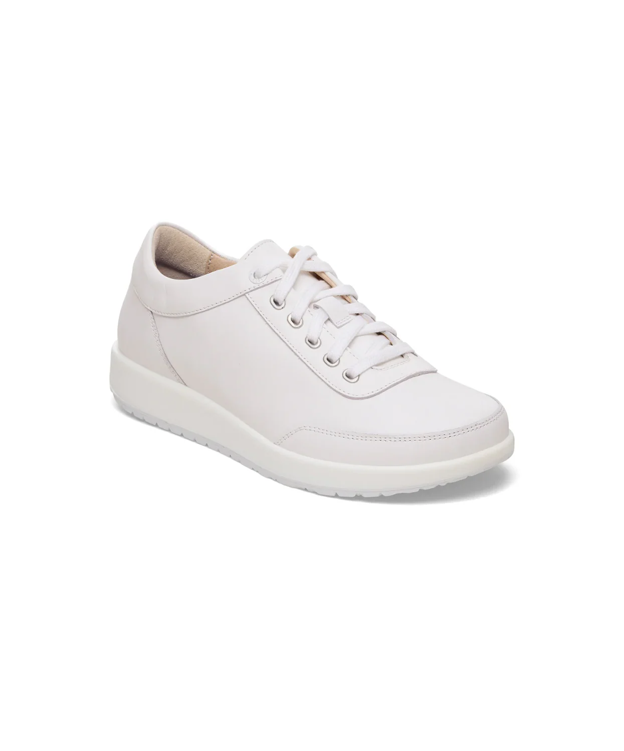 Birkenstock Honnef 365 Natural Leather White Shoes - Image 2